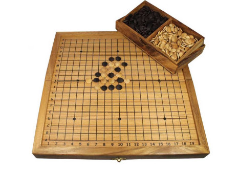 Jeu de Go en bois
